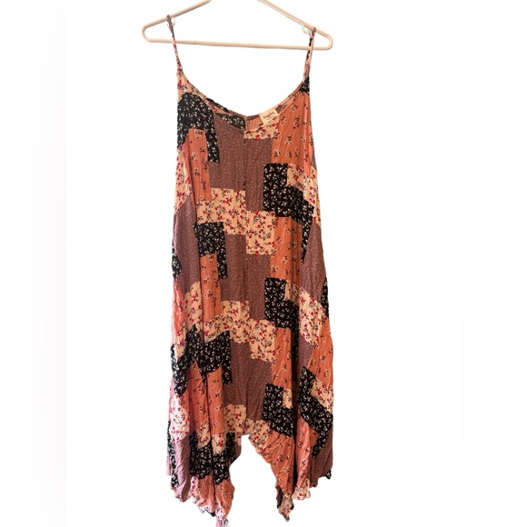 Hayden Plus Asymmetrical Pink and Black Dress with pockets size 2XL - Picture 5 of 9